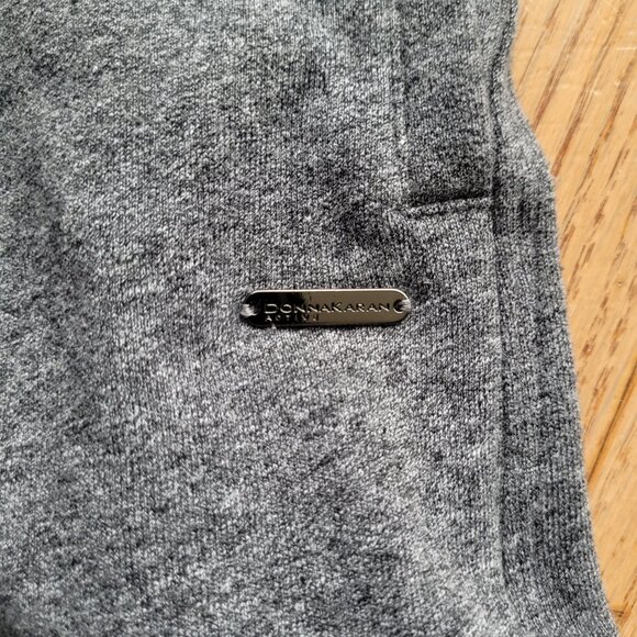 Donna Karan High Waisted Wide Leg Cropped Sweatpants L - Picture 3 of 15